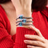 Obsidian | Firefly Glass Hearts Essence Armband